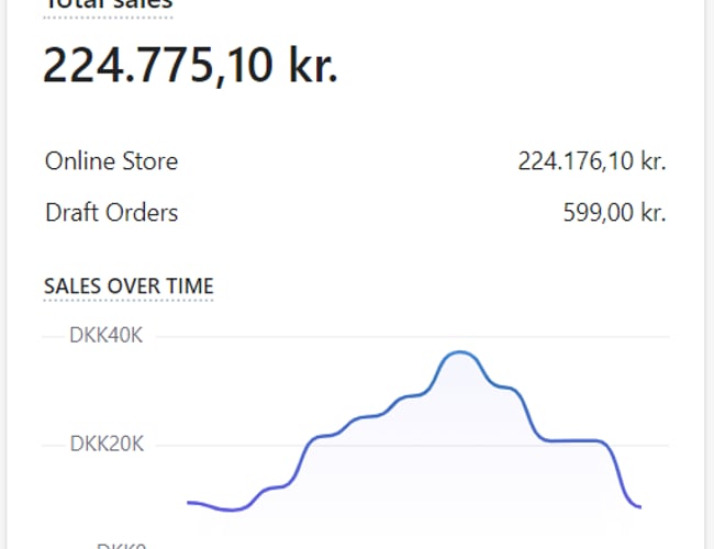 Veletableret webshop med salg af kokosmåtter - Overskud ÅTD på 60.000kr. 