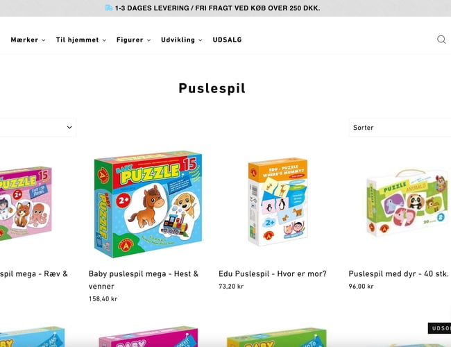 Legetøjstyven.dk | 100% Køreklar dropship webshop med Legetøj | Dansk Leverandør