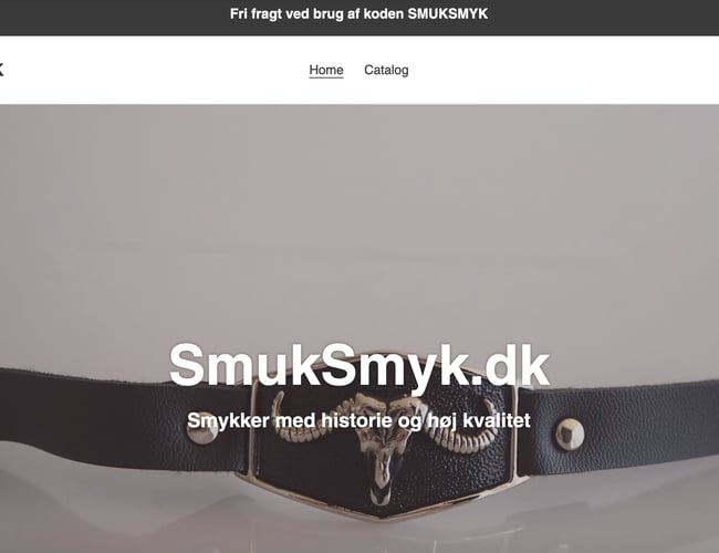 Webshop inklusive varelager på en værdi af over 100.000dkk