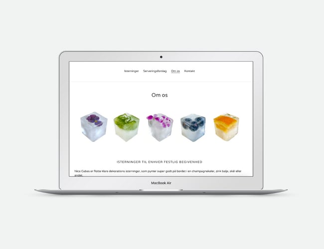 Webshop Nice Cubes - Isterninger med personlighed - til salg