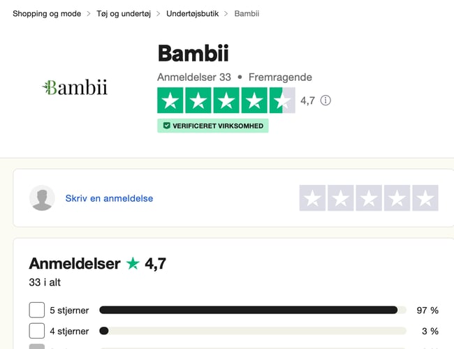 Bambii.dk sælger 2/3 af forretningen