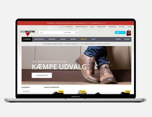 Kendt webshop med sko sælges grundet generationsskifte - Aktiv siden 1998