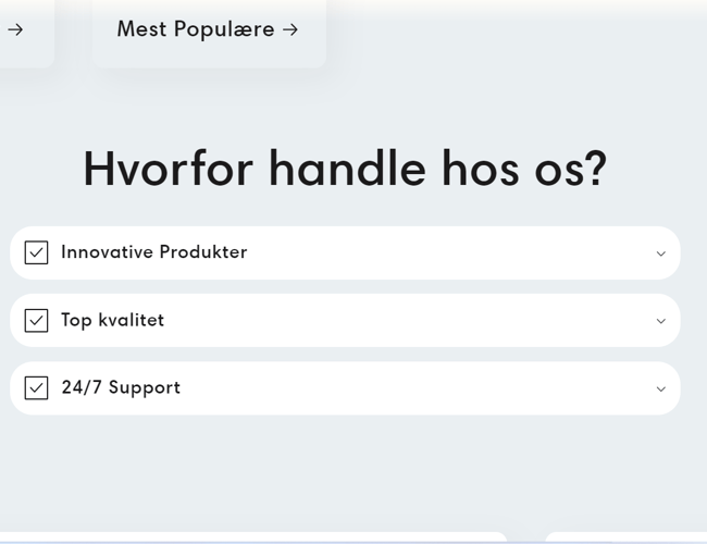 Professionel dropshipping webshop - udviklet af E-com+