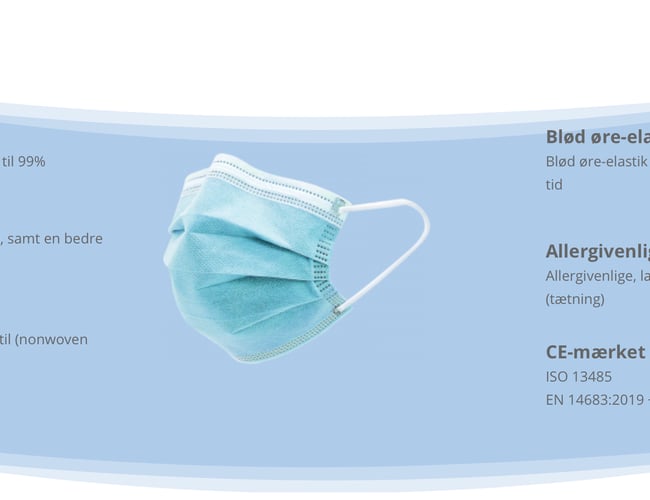 Køreklar og optimeret mundbind-webshop
