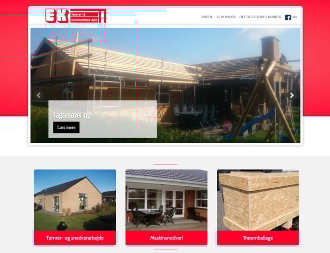 Velrenommeret tømrer- og snedkerfirma med attraktiv ordrebeholdning i Danmarks mest erhvervsvenlige kommune.