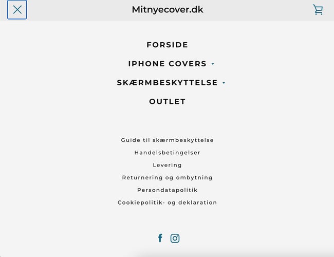 Lille mobilcover webshop med stort potentiale 