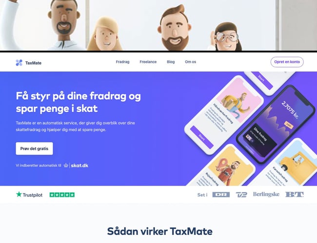 Skattefradrag på autopilot - TaxMate er en automatisk service, der giver dig overblik over dine skattefradrag