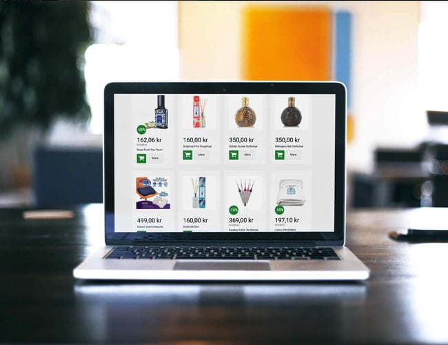 Niche webshop med duft til hjemmet mm. Lav konkurrence & høj margin. 