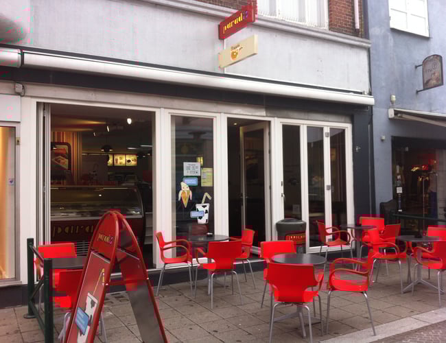 Perfekt beliggende café midt i Næstved