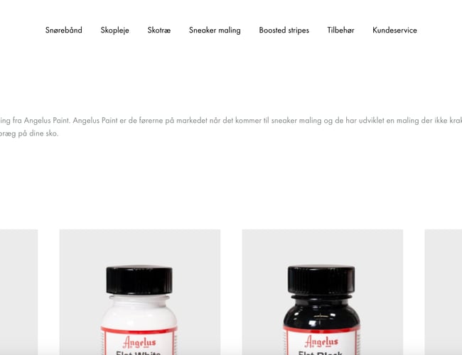 5*stjernet webshop med sneaker accessories og velkendt navn