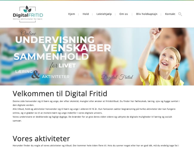 Online fritidsaktiviteter for børn - Oms. 2021 t.o.m. august: 280.000 kr. - Overskud: 30.000 kr.