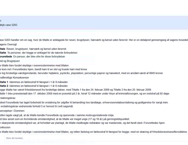 Unik Legal-Tech AI Platform til Salg – Klar til Skalering med 1000+ Udviklingstimer og Datadrevet Juridisk Analyse!