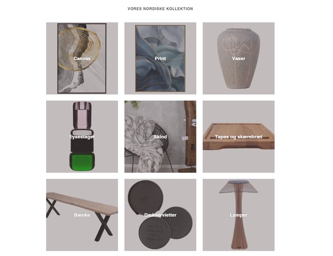 Hyggenshus.dk Webshop med salg af design - dropshipping