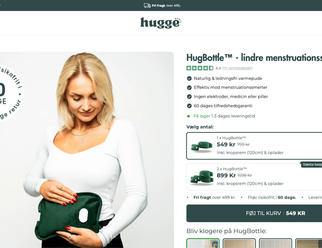 Webshop med 263 ordrer de første 5 måneder til salg