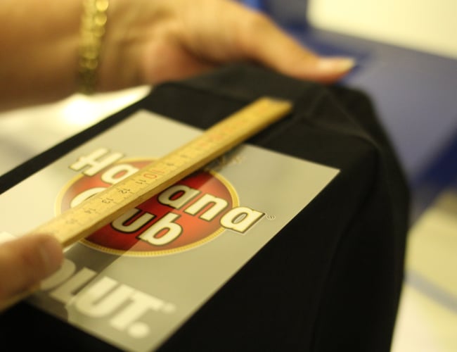 Veletableret tøj tryk virksomhed med faste kunder hver måned