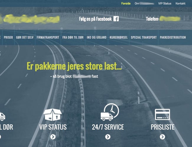 Transport firma i rivende udvikling