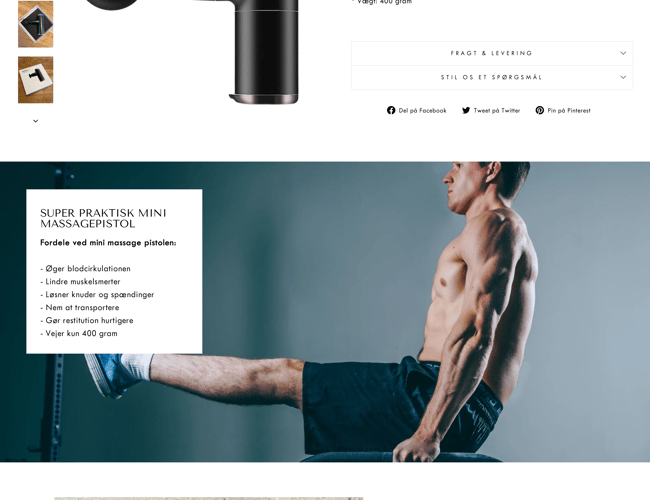 Køreklar niche sports/Wellness Shopify shop med customized tema og gode leverandør aftaler - 100% konverteringsoptimeret. 