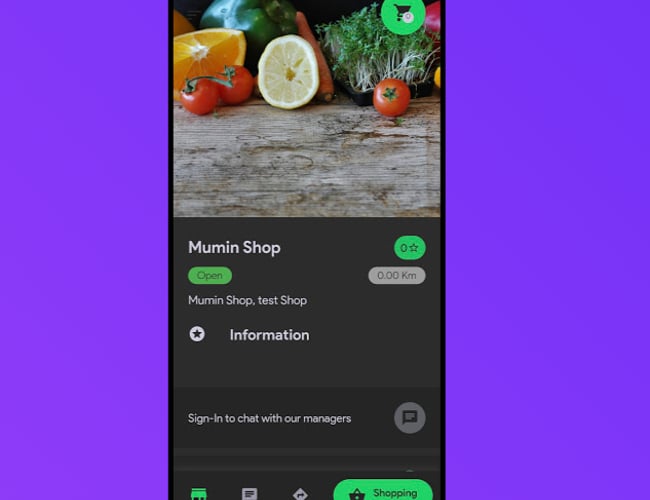 Online portal for eksotiske butikker (Med Android og IOS app)