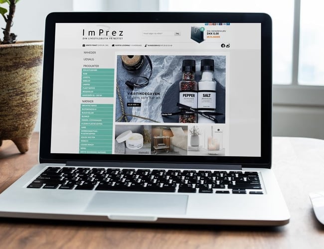 Imprez.dk - Interiør og livsstils webshop med avancer på 30-50%.