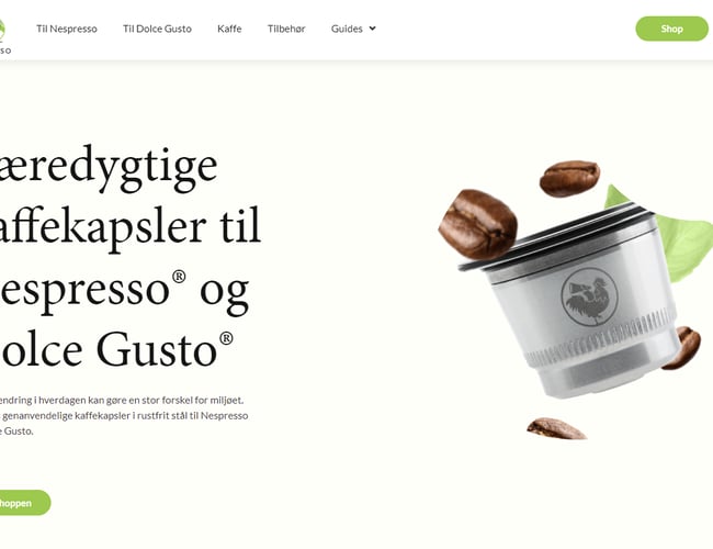 Respresso: Webshop med genanvendelige kaffekapsler