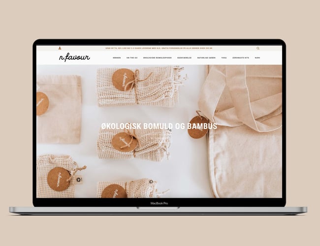 Dansk brand/webshop med bæredygtige produkter til salg - har i alt omsat for 380.000 kr. 