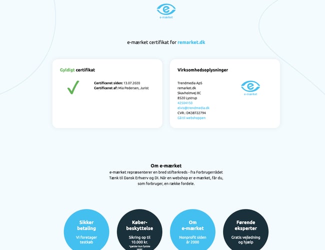 Webshop med 1,1 million i omsætning - Salg af brugte computere og tilbehør