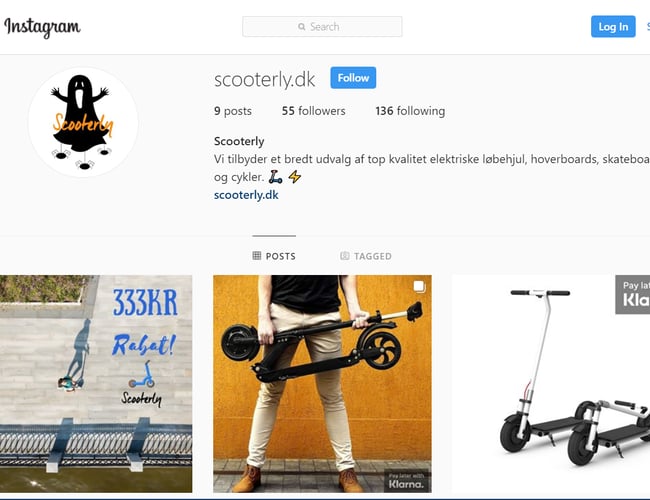 scooterly.dk - El løbehjul webshop med dropshipping sælges