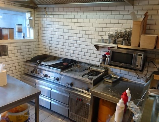 Texas Burger til salg på Albertslund Bytorv