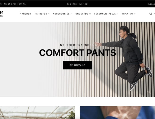 Herretøjs webshop - Balderclothes - sælges! Har årligt omsat for 35-145K årligt hovedsageligt fra SEO