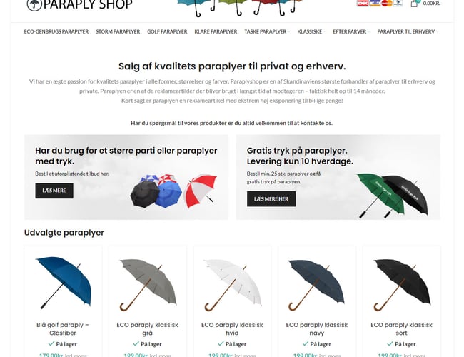 Veletableret unik webshop med B2C og B2B salg siden 2014.