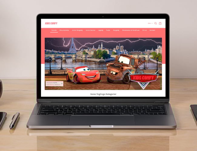 Køreklar børneshop med kvalitets Børnetøj, -sko og Legetøj, på Dropshipping aftale